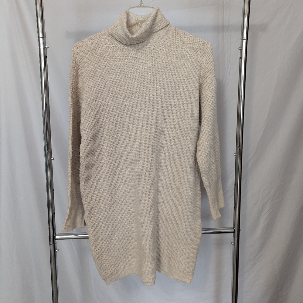 Aerie Cozy Up Waffle Sweater Dress